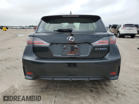 2017 Lexus CT 200h with VIN JTHKD5BH8H2289060, listed as a Copart auction lot 55326975 with 97,580 mi miles and Salvage title. Bid and sale history available at DreamBid. Image 6.
