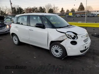 2014 FIAT 500L Pop with VIN ZFBCFAAH5EZ010325, listed as a Copart auction lot 89113515 with 61,869 mi miles and Salvage Title. Bid and sale history available at DreamBid. Image 4.
