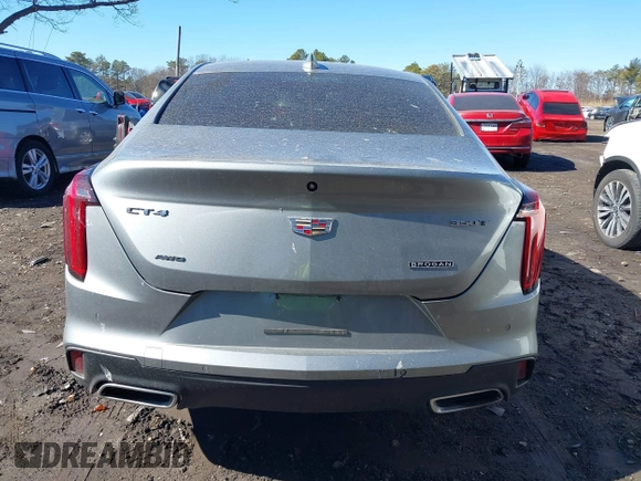 2024 Cadillac CT4 Luxury with VIN 1G6DK5RK0R0103609, listed as a IAAI auction lot 41693905 with 16,051 mi miles. Bid and sale history available at carsss.com. Image 16.
