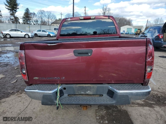 2008 Chevrolet Colorado LT w/1LT with VIN 1GCDT33E488216125, listed as a Copart auction lot 45161145 with 201,386 mi miles and Salvage Title. Bid and sale history available at carsss.com. Image 6.