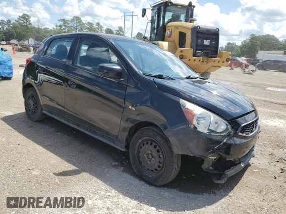 2017 Mitsubishi Mirage ES with VIN ML32A3HJ7HH011386, listed as a Copart auction lot 61141245 with 99,119 mi miles and Salvage title. Bid and sale history available at DreamBid. Image 4.