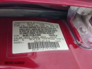 2009 Nissan Versa 1.8 S with VIN 3N1BC11E19L474039, listed as a IAAI auction lot 42045662 with 178,828 mi miles. Bid and sale history available at carsss.com. Image 9.