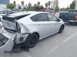 2013 Toyota Prius One with VIN JTDKN3DU5D5592013, listed as a IAAI auction lot 42036685 with 236,097 mi miles and . Bid and sale history available at DreamBid. Image 4.