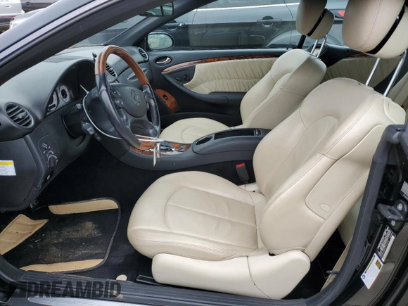 2009 Mercedes-Benz CLK 350 with VIN WDBTK56F39T101429, listed as a Copart auction lot 79882654 with 138,921 mi miles and Clean Title. Bid and sale history available at DreamBid. Image 7.