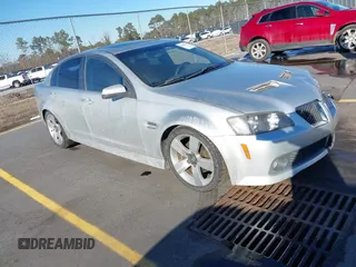 2009 Pontiac G8 GT with VIN 6G2EC57Y89L199534, listed as a IAAI auction lot 41405794 with 238,197 mi miles. Bid and sale history available at carsss.com. Image 1.