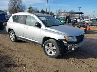 2012 Jeep Compass Sport with VIN 1C4NJCBA9CD716418, listed as a IAAI auction lot 41537458 with 111,532 mi miles. Bid and sale history available at carsss.com. Image 1.