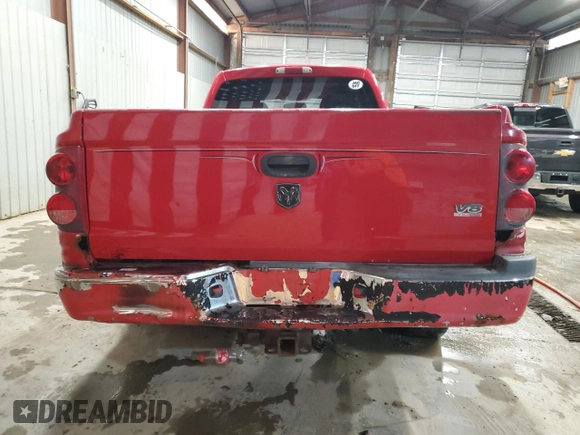 2005 Dodge Dakota SLT with VIN 1D7HW42N25S102256, listed as a Copart auction lot 84477674 with 160,804 mi miles and Salvage title. Bid and sale history available at DreamBid. Image 6.