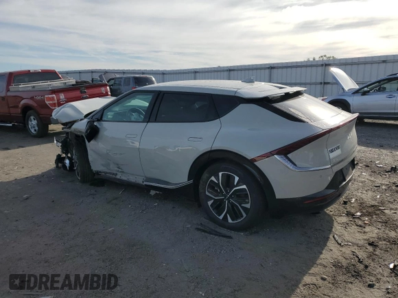 2022 Kia EV6 Wind with VIN KNDC3DLC7N5070431, listed as a Copart auction lot 69872814 with 38,197 mi miles and Salvage Title. Bid and sale history available at carsss.com. Image 2.