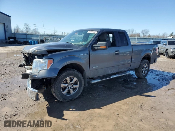 2012 Ford F-150 XL with VIN 1FTFX1ET0CFC14924, listed as a Copart auction lot 48986885 with 255,961 mi miles and Salvage Title. Bid and sale history available at carsss.com. Image 1.