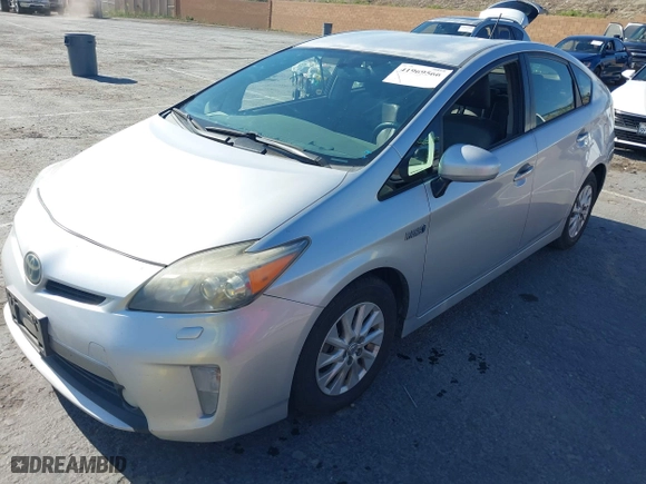 2012 Toyota Prius Plug-In with VIN JTDKN3DP7C3013401, listed as a IAAI auction lot 41969566 with 1 mi miles. Bid and sale history available at carsss.com. Image 17.