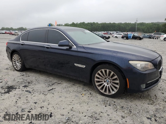 2012 BMW 7 Series 750Li xDrive with VIN WBAKC8C53CC435472, listed as a Copart auction lot 58599105 with 114,685 mi miles and Clean title. Bid and sale history available at DreamBid. Image 4.