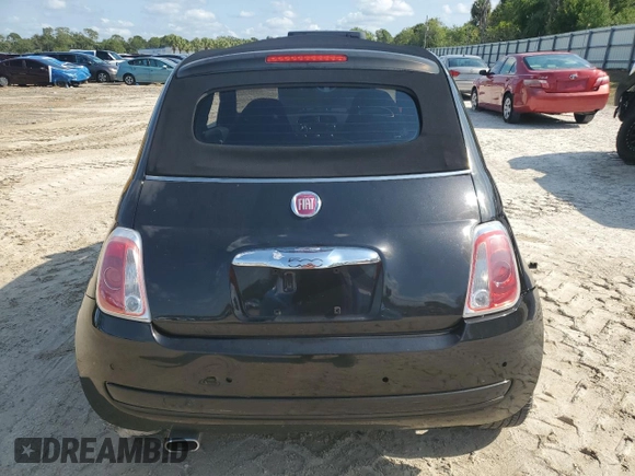 2012 FIAT 500 Pop with VIN 3C3CFFDR0CT340400, listed as a Copart auction lot 48891225 with 59,038 mi miles and Salvage title. Bid and sale history available at DreamBid. Image 6.