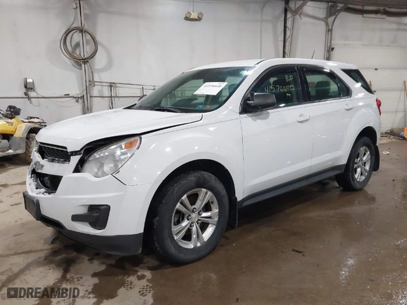 2013 Chevrolet Equinox LS with VIN 2GNFLCEK5D6252120, listed as a IAAI auction lot 41576640 with 116,340 mi miles. Bid and sale history available at carsss.com. Image 2.
