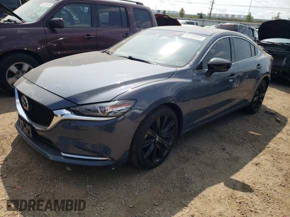 2021 Mazda 6 Grand Touring Reserve with VIN JM1GL1WY4M1616390, listed as a Copart auction lot 68140444 with 21,674 mi miles and Salvage Title. Bid and sale history available at DreamBid. Image 1.