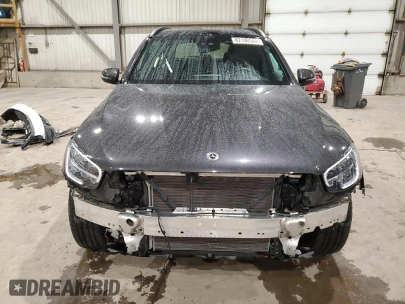 2021 Mercedes-Benz GLC with VIN W1N0G8EB3MV320970, listed as a Copart auction lot 82190584 with 21,520 mi miles and Salvage Title. Bid and sale history available at carsss.com. Image 5.