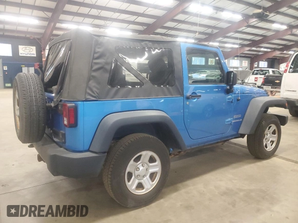 2010 Jeep Wrangler Sport with VIN 1J4AA2D11AL105141, listed as a Copart auction lot 89043335 with 39,031 mi miles and Clean Title. Bid and sale history available at carsss.com. Image 3.