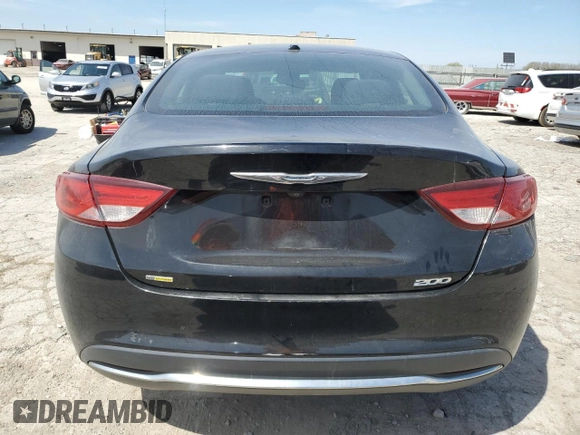 2015 Chrysler 200 Limited with VIN 1C3CCCAB6FN719453, listed as a Copart auction lot 54149185 with 189,615 mi miles and Salvage Title. Bid and sale history available at DreamBid. Image 6.