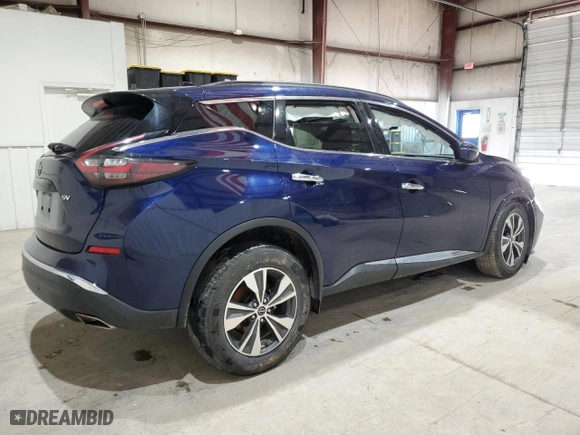 2023 Nissan Murano SV with VIN 5N1AZ2BJ2PC127087, listed as a Copart auction lot 48469835 with 61,776 mi miles and Non Repairable. Bid and sale history available at carsss.com. Image 3.