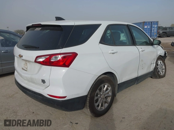 2020 Chevrolet Equinox LS with VIN 3GNAXHEV0LS591907, listed as a IAAI auction lot 41834530 with 81,093 mi miles and . Bid and sale history available at DreamBid. Image 4.