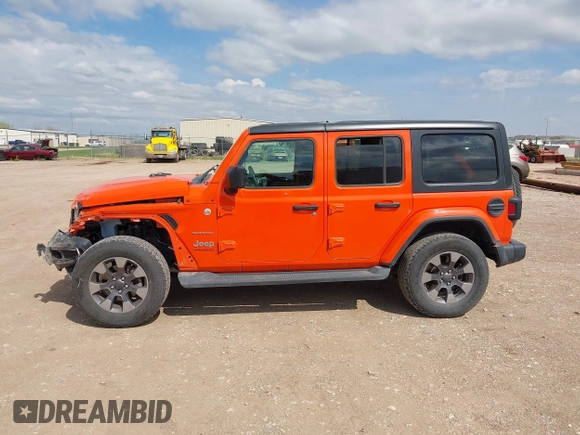 2018 Jeep Wrangler Unlimited Sahara с VIN 1C4HJXEG4JW304820, выставлен на аукционе IAAI как лот 42206997 с пробегом 113 047 миль миль и . История ставок и продаж доступна на DreamBid. Изображение 15.