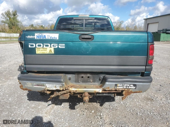 1998 Dodge Ram 1500 with VIN 3B7HC12Z2WG209076, listed as a Copart auction lot 74892394 with 219,965 mi miles and Salvage Title. Bid and sale history available at carsss.com. Image 6.
