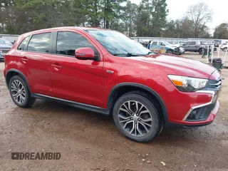 2019 Mitsubishi Outlander Sport ES 2.0 with VIN JA4AP3AU1KU021108, listed as a IAAI auction lot 41218701 with 77,798 mi miles. Bid and sale history available at carsss.com. Image 1.