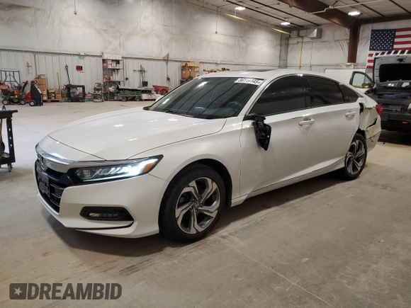 2020 Honda Accord EX with VIN 1HGCV1F44LA150515, listed as a Copart auction lot 56119145 with 65,265 mi miles and Salvage title. Bid and sale history available at DreamBid. Image 1.