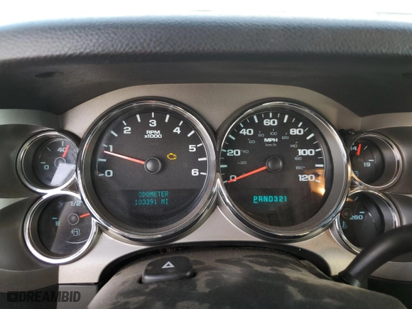 2008 Chevrolet Silverado 1500 LT w/1LT with VIN 2GCEC19J381327958, listed as a Copart auction lot 43563825 with 103,391 mi miles and Salvage Title. Bid and sale history available at carsss.com. Image 9.