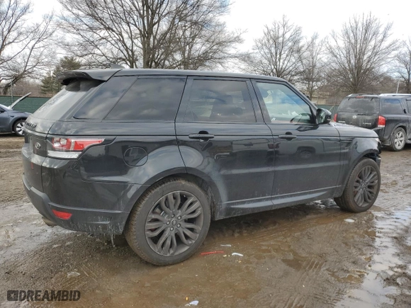 2017 Land Rover Range Rover Sport HSE Dynamic with VIN SALWV2FV0HA156838, listed as a Copart auction lot 41864095 with 112,529 mi miles and Salvage Title. Bid and sale history available at carsss.com. Image 3.