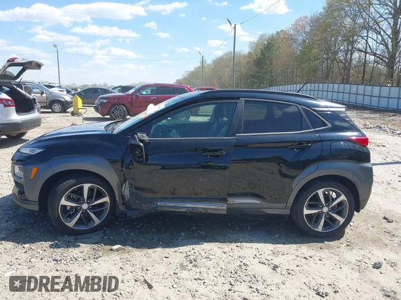 2018 Hyundai Kona Ultimate with VIN KM8K53A58JU123279, listed as a IAAI auction lot 41898010 with 60,002 mi miles. Bid and sale history available at carsss.com. Image 14.