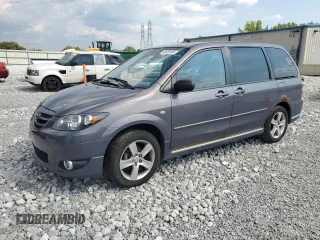 2006 Mazda MPV ES with VIN JM3LW28J360563841, listed as a Copart auction lot 68528504 with 141,235 mi miles and Salvage Title. Bid and sale history available at carsss.com. Image 1.