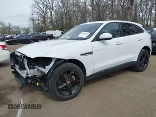2018 Jaguar F-Pace 25t Premium with VIN SADCJ2FX7JA295057, listed as a IAAI auction lot 41912916 with 58,696 mi miles and . Bid and sale history available at DreamBid. Image 19.