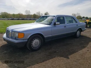 1991 Mercedes-Benz 420 with VIN WDBCA35E7MA572309, listed as a Copart auction lot 52513524 with 92,991 mi miles and Salvage Title. Bid and sale history available at carsss.com. Image 1.