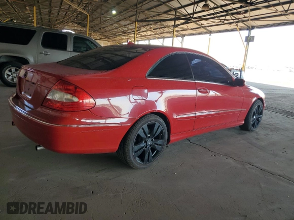 2008 Mercedes-Benz CLK 350 with VIN WDBTJ56H88F238402, listed as a Copart auction lot 75941174 with 125,596 mi miles and Clean Title. Bid and sale history available at DreamBid. Image 3.