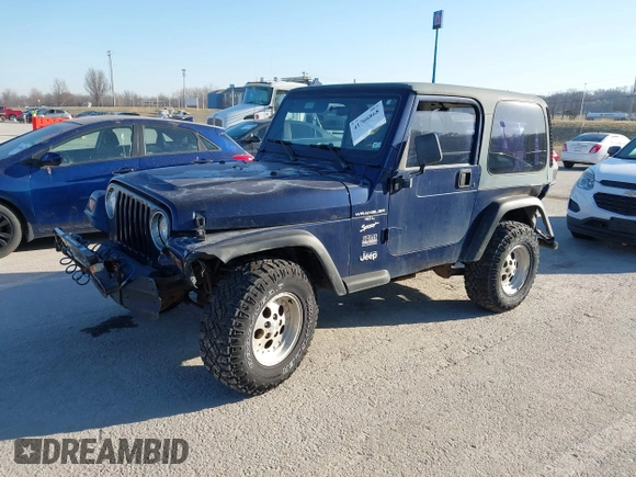 1997 Jeep Wrangler Sport with VIN 1J4FY19S1VP462136, listed as a IAAI auction lot 41766868 with 130,980 mi miles. Bid and sale history available at carsss.com. Image 2.