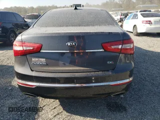 2015 Kia Cadenza Premium with VIN KNALN4D79F5183310, listed as a Copart auction lot 74126624 with 118,484 mi miles and Salvage Title. Bid and sale history available at carsss.com. Image 6.