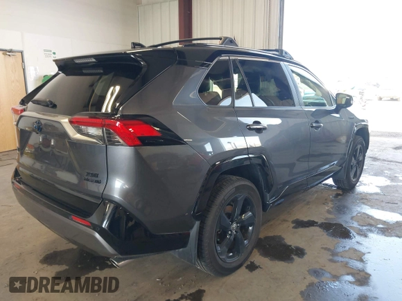 2021 Toyota RAV4 Hybrid XSE with VIN JTME6RFV5MD515361, listed as a IAAI auction lot 42160739 with 37,097 mi miles and . Bid and sale history available at DreamBid. Image 4.