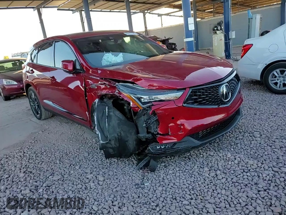 2022 Acura RDX w/A-Spec Package with VIN 5J8TC1H68NL001486, listed as a Copart auction lot 88672595 with 39,543 mi miles and Salvage Title. Bid and sale history available at carsss.com. Image 11.
