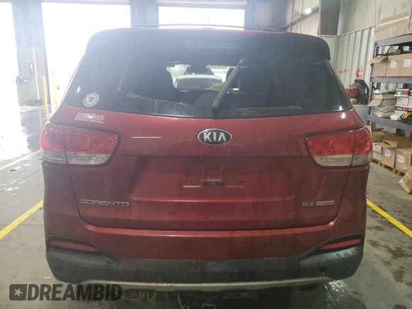 2016 Kia Sorento EX with VIN 5XYPHDA15GG030914, listed as a Copart auction lot 51819955 with 155,201 mi miles and Salvage Title. Bid and sale history available at DreamBid. Image 6.