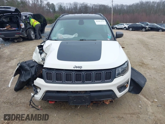 2019 Jeep Compass Trailhawk с VIN 3C4NJDDB5KT671630, выставлен на аукционе IAAI как лот 41907634 с пробегом 80 488 миль миль и . История ставок и продаж доступна на DreamBid. Изображение 12.