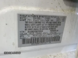 2021 Nissan Sentra SV with VIN 3N1AB8CV9MY269536, listed as a Copart auction lot 54705275 with 92,808 mi miles and Salvage title. Bid and sale history available at DreamBid. Image 12.