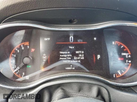 2014 Dodge Durango SXT z VIN 1C4RDJAGXEC503280, wystawiony jako Copart lot #55599635 z przebiegiem 145 607 mil mil oraz Szkoda całkowita • Salvage title. Historia ofert i sprzedaży dostępna na DreamBid. Obrazek 9.