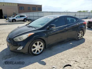 2012 Hyundai Elantra GLS with VIN KMHDH4AE2CU463309, listed as a Copart auction lot 54091795 with 209,515 mi miles and Clean Title. Bid and sale history available at carsss.com. Image 1.