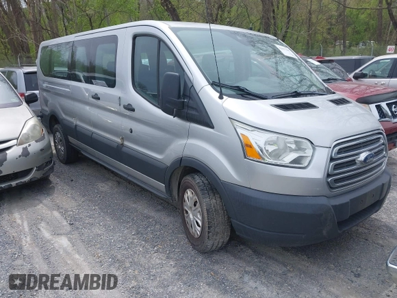 2016 Ford Transit Wagon XL with VIN 1FBZX2ZM8GKA69218, listed as a IAAI auction lot 42027106 with 311,419 mi miles. Bid and sale history available at carsss.com. Image 1.