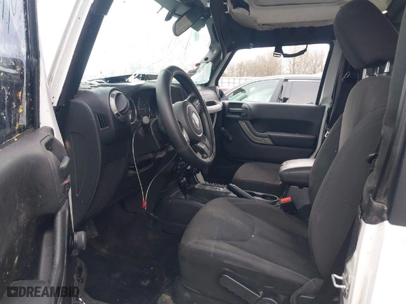 2015 Jeep Wrangler Sport with VIN 1C4AJWAG2FL711030, listed as a IAAI auction lot 41517859 with 89,790 mi miles. Bid and sale history available at carsss.com. Image 5.
