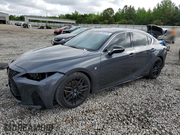 2022 Lexus IS 350 F Sport z VIN JTHSZ1B28N5052049, wystawiony jako Copart lot #55454785 z przebiegiem 42 035 mil mil oraz Szkoda całkowita • Salvage title. Historia ofert i sprzedaży dostępna na DreamBid. Obrazek 1.