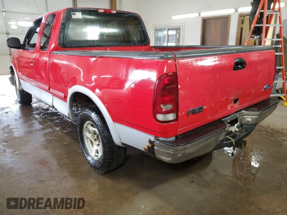 1997 Ford F-150 XL with VIN 1FTDX18W0VNB21424, listed as a Copart auction lot 45675365 with 155,760 mi miles and Salvage title. Bid and sale history available at DreamBid. Image 2.