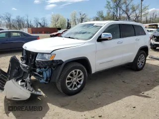 2015 Jeep Grand Cherokee Limited with VIN 1C4RJFBG2FC804034, listed as a Copart auction lot 50902885 with 214,544 mi miles and Salvage Title. Bid and sale history available at carsss.com. Image 1.