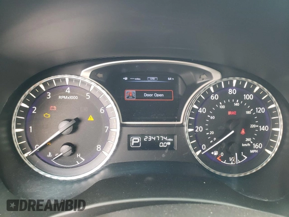 2013 Infiniti JX35 with VIN 5N1AL0MM5DC332573, listed as a Copart auction lot 54174764 with 234,774 mi miles and Salvage Title. Bid and sale history available at carsss.com. Image 9.