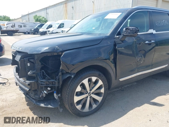 2021 Kia Telluride S with VIN 5XYP64HC9MG177780, listed as a IAAI auction lot 42510581 with 55,900 mi miles and . Bid and sale history available at DreamBid. Image 6.